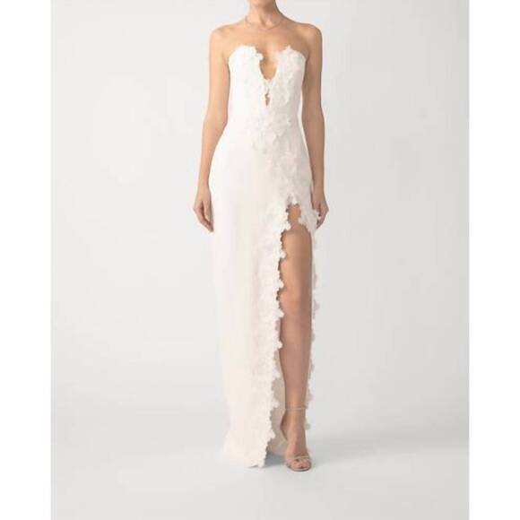SAU LEE Dresses & Skirts - NEW SAU LEE florence strapless maxi dress in white